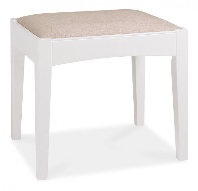 Premier Collection Hampstead Two Tone Stool - Sand Fabric
