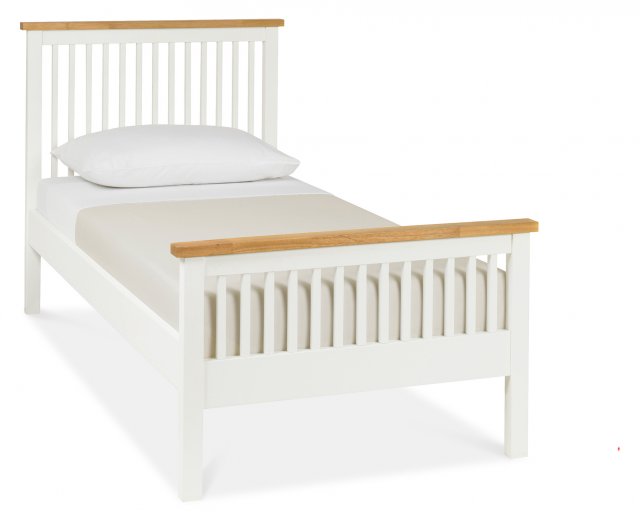 Gallery Collection Atlanta Two Tone High Footend Bedstead Single 90cm