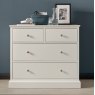 Premier Collection Ashby White 2+2 Drawer Chest