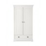 Bentley Designs Chantilly White Double Wardrobe- front on