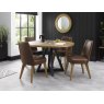 Signature Collection Indus Rustic Oak Circular Dining Table