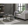 Bentley Designs Monroe Silver Grey Sofa Table- lifestyle