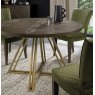 Signature Collection Athena Fumed Oak 4 Seater Circular Dining Table