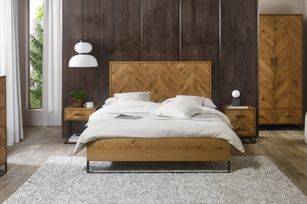 Riva Rustic Oak Bedroom 