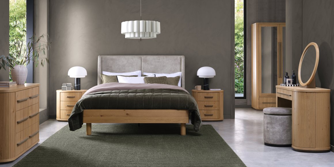 Vega Knotty Oak & Weathered Oak Bedroom