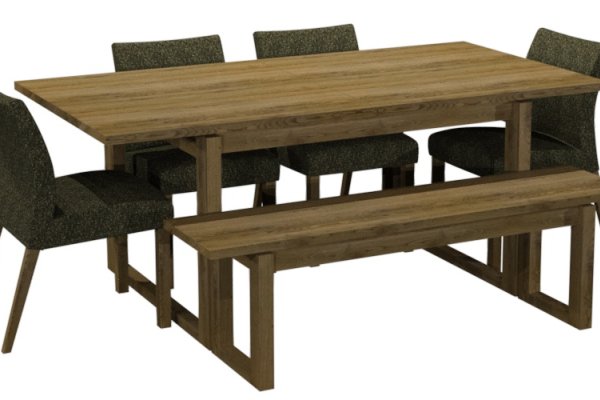 Delta Rustic Oak Dining
