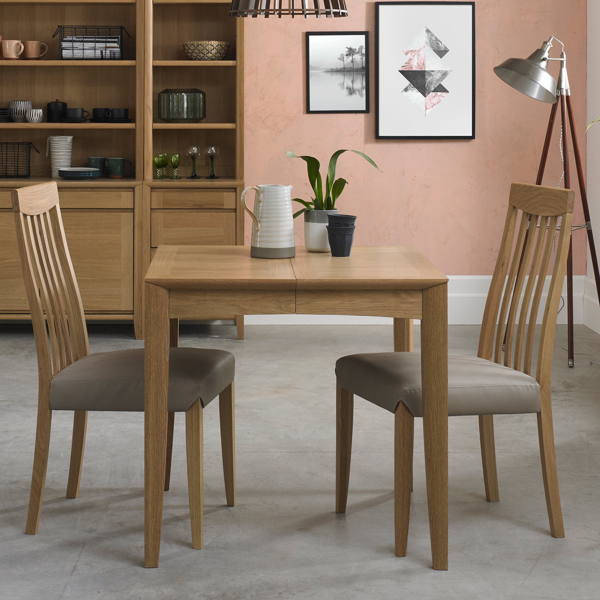 Bergen Oak Extension Table 24 Seater Dining Furniture Bentley