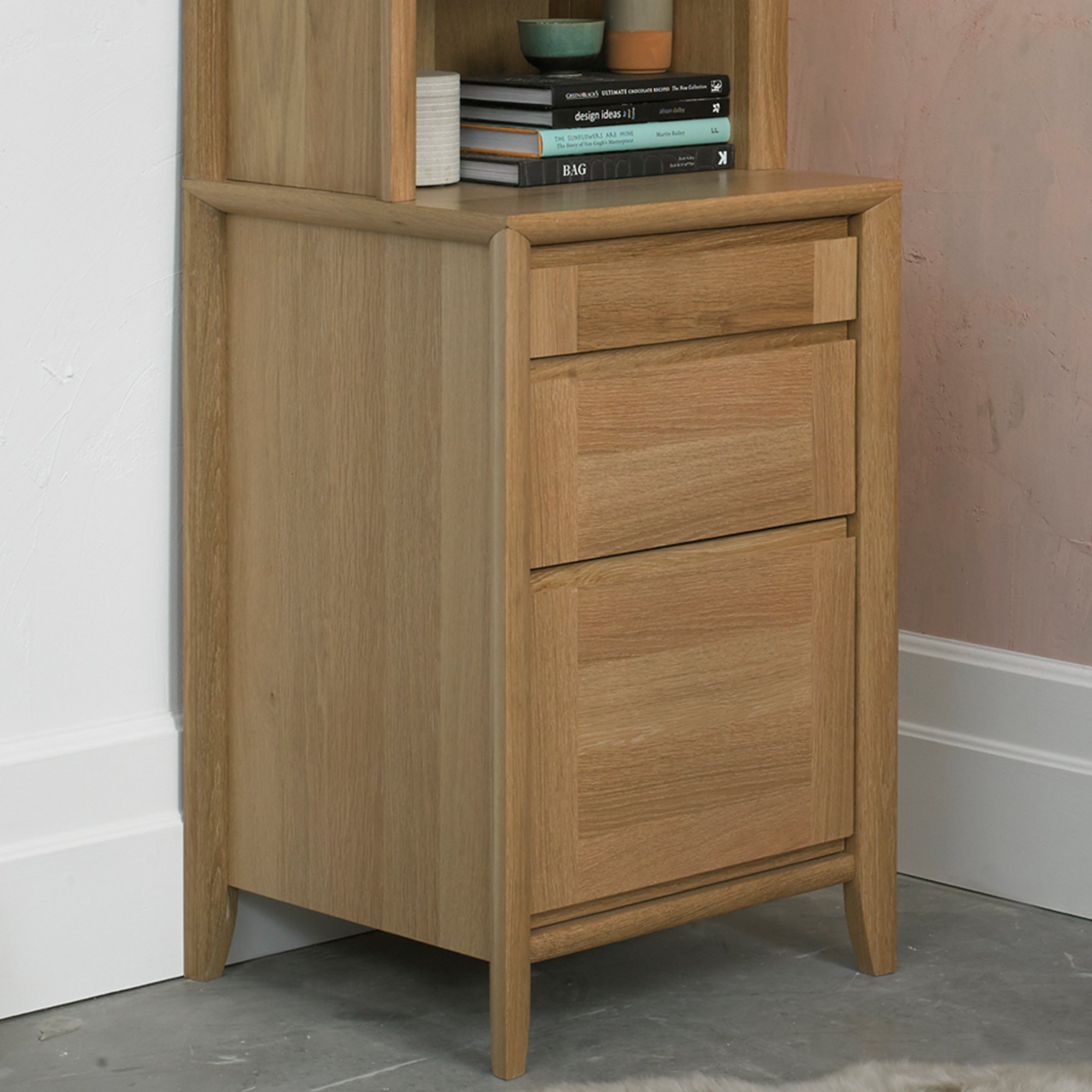 Bergen Oak Filing Home Office Furniture Bentley Designs UK Ltd