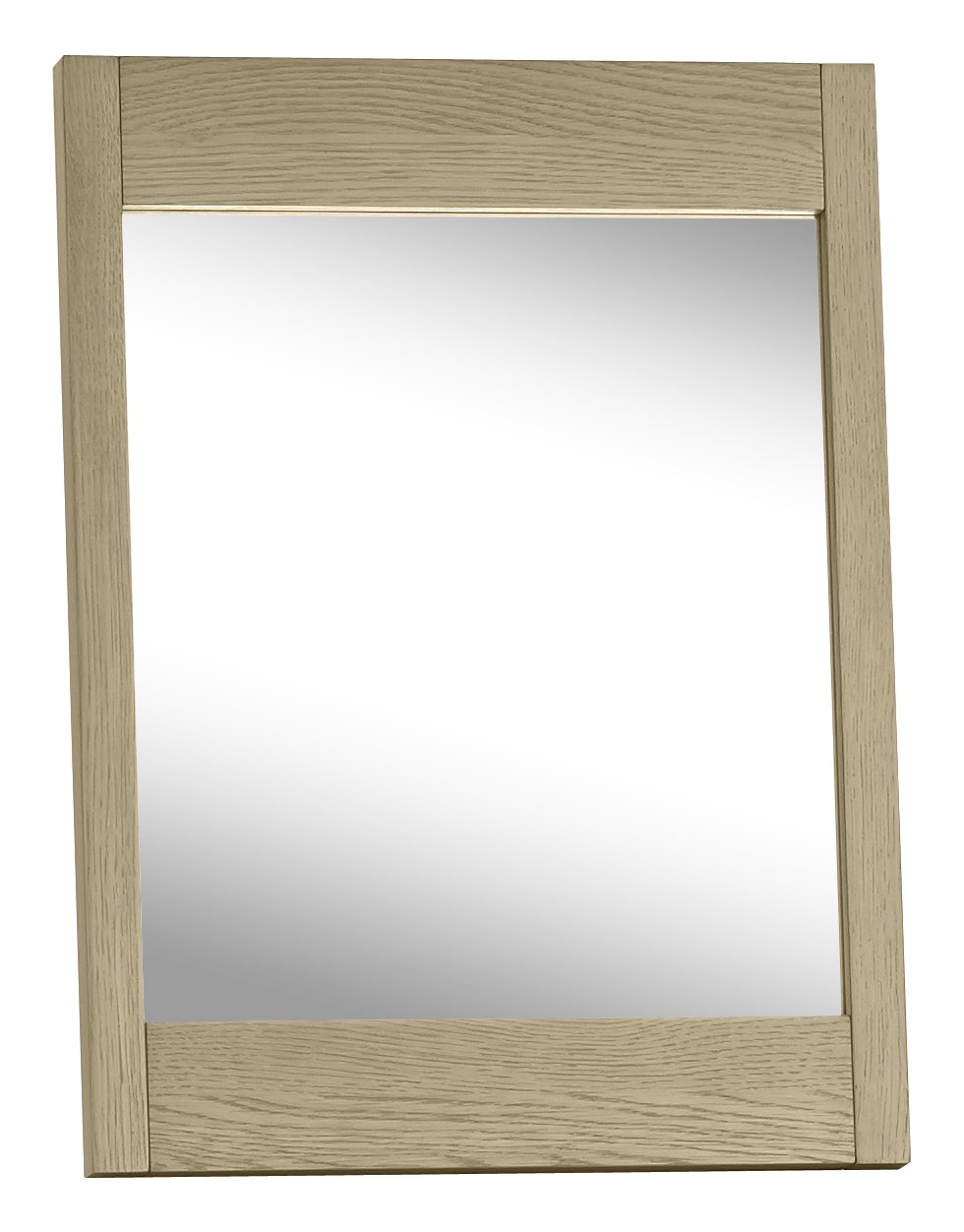 Rimini Aged Oak & Weathered Oak Vanity Mirror Bedroom Bentley