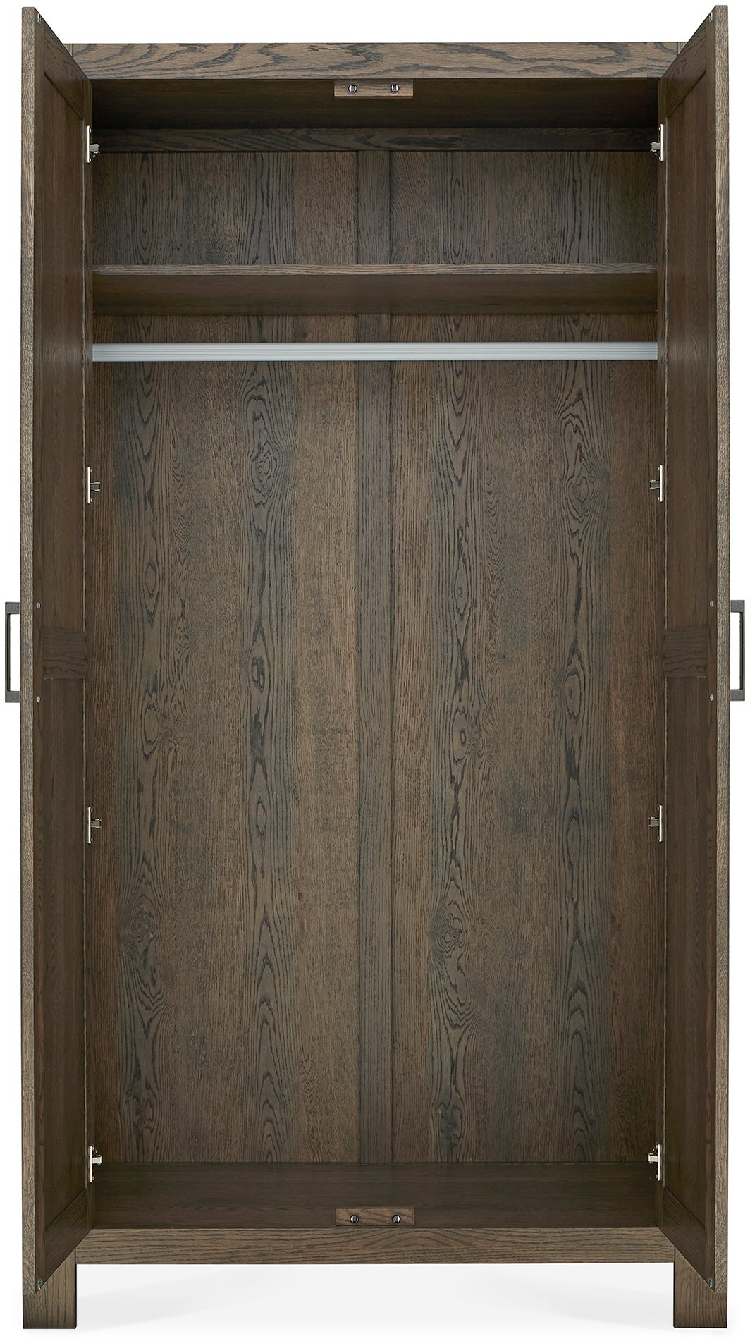Turin Dark Oak Wardrobe Size Double Bentley Designs UK Ltd