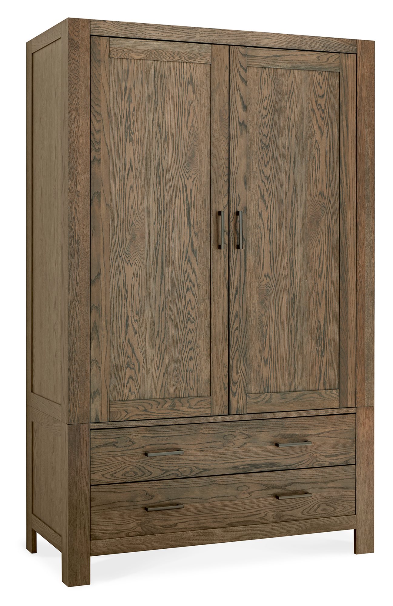 Turin Dark Oak Large Wardrobe Size Large Double Bentley Designs