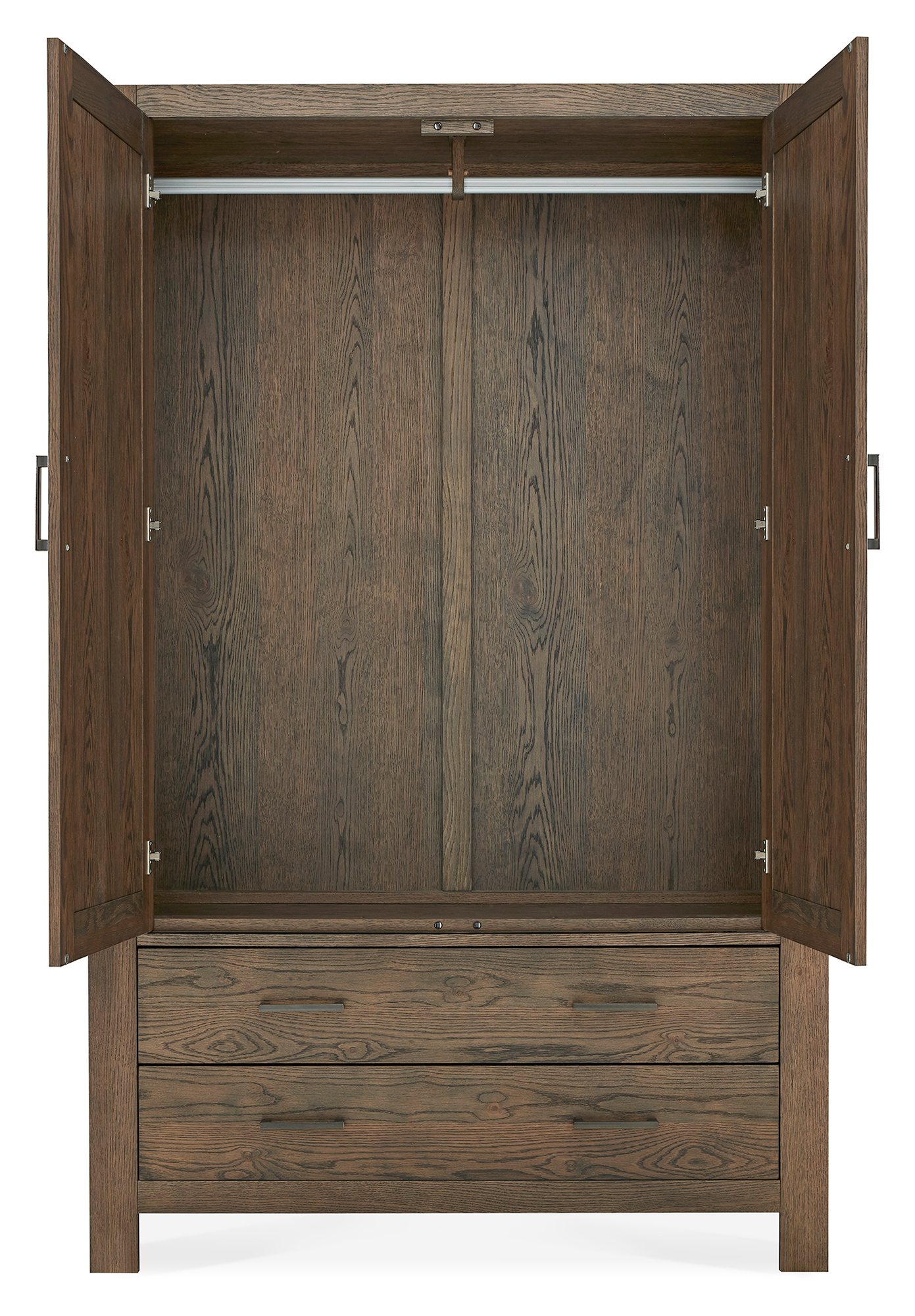 Turin Dark Oak Large Wardrobe Size Large Double Bentley Designs