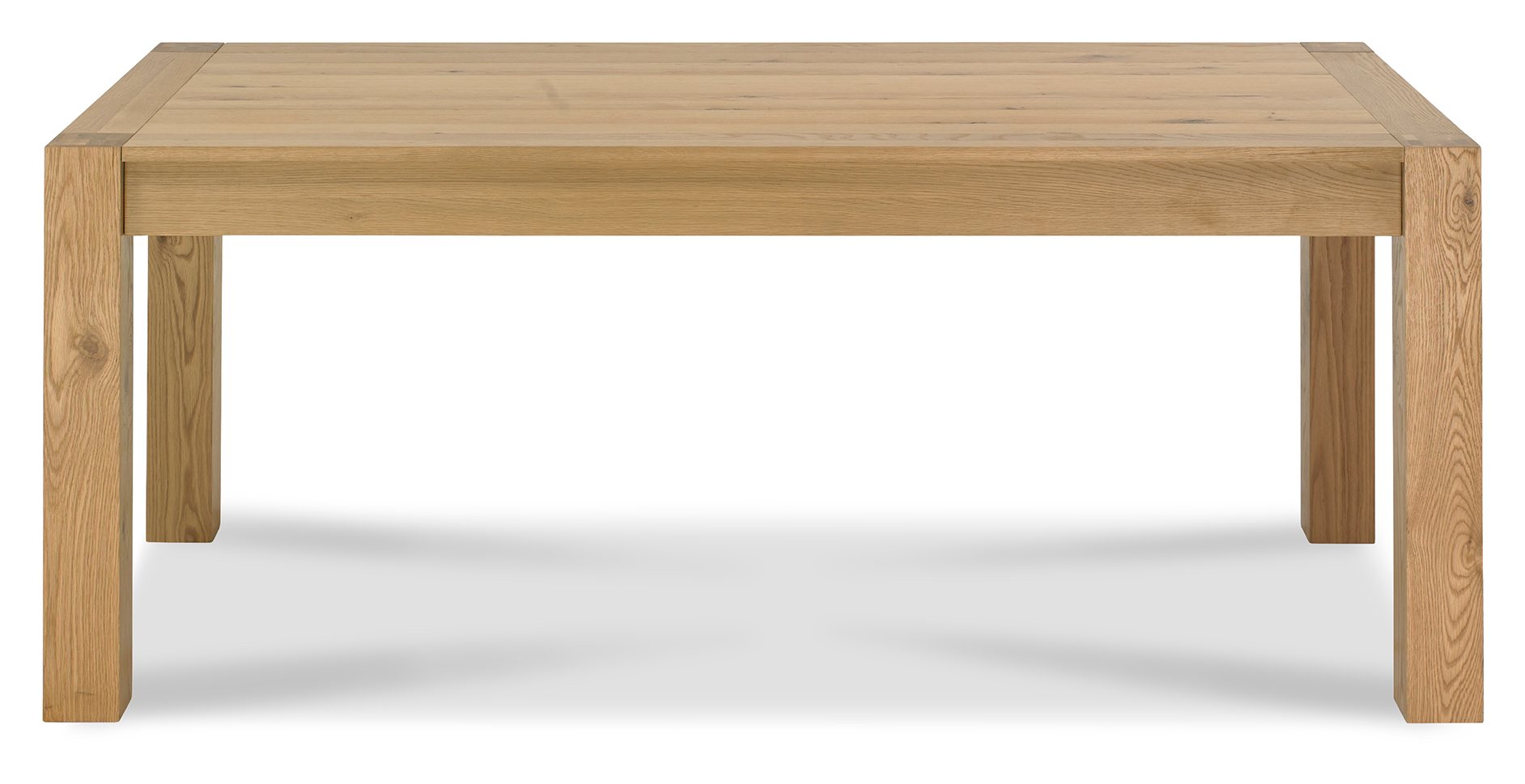 Turin Light Oak Large End Extension Table Dining Furniture Bentley