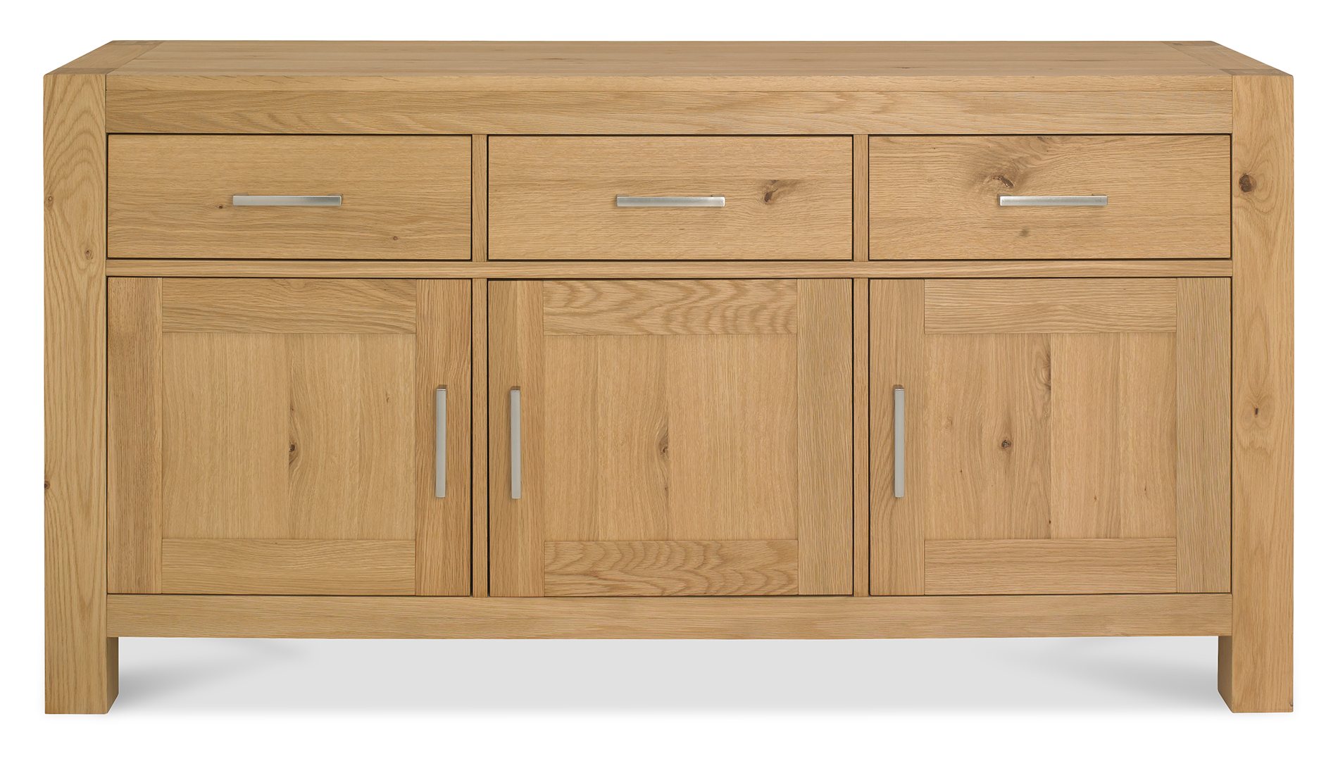 Turin Light Oak Wide Sideboard Dining Furniture Bentley Designs UK Ltd