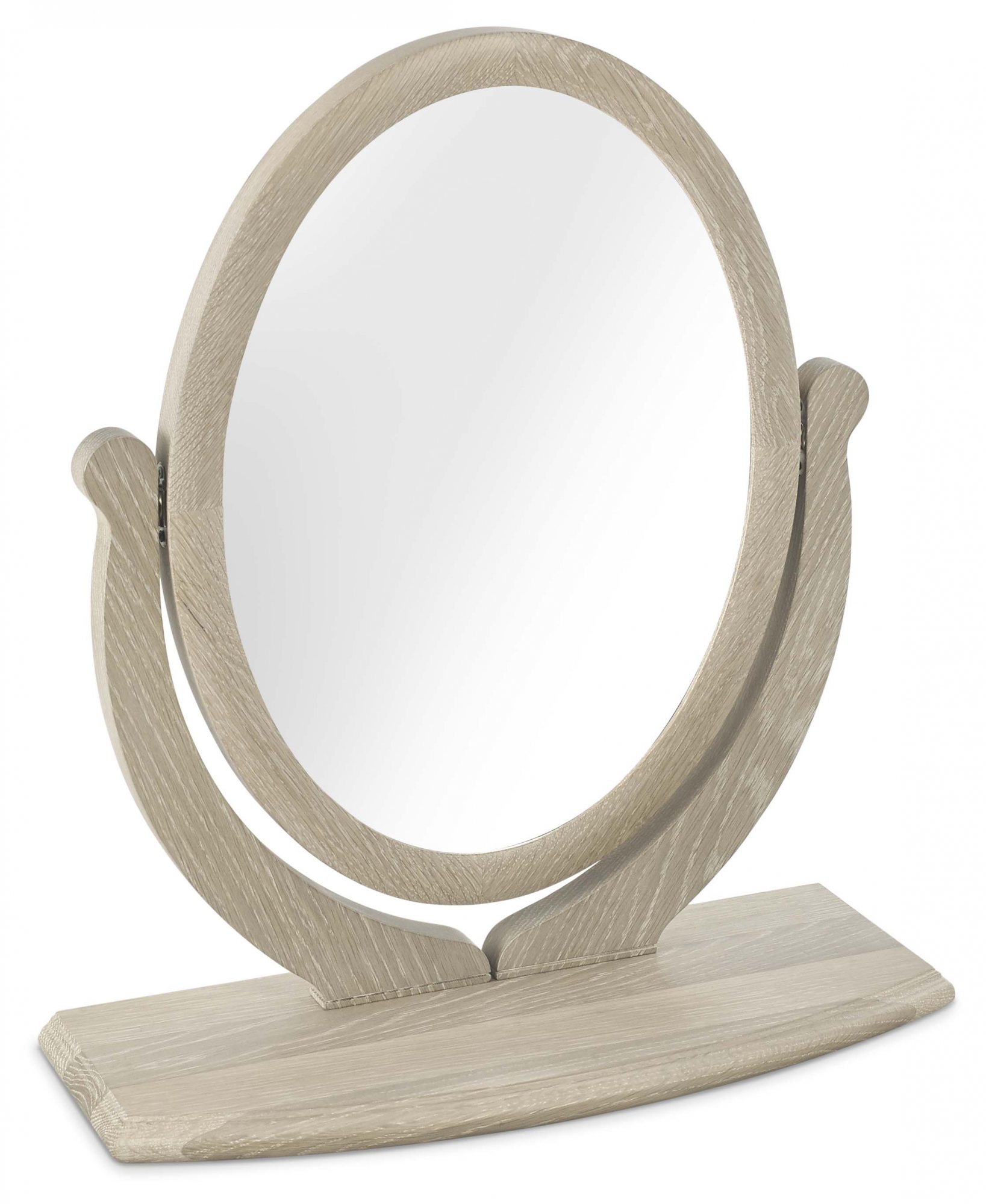 Signature Collection Bordeaux Chalk Oak Vanity Mirror Bedroom Mirrors