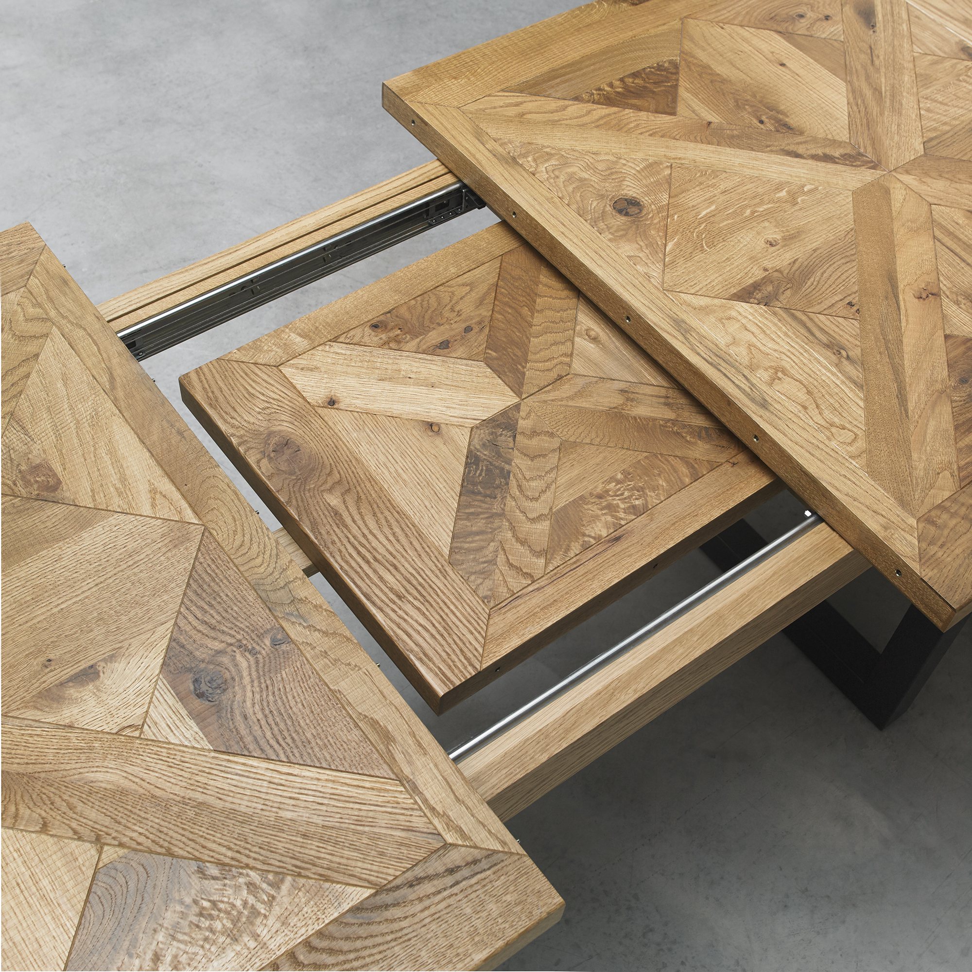 Indus Rustic Oak Dining Table 46 Seater Dining Bentley Designs