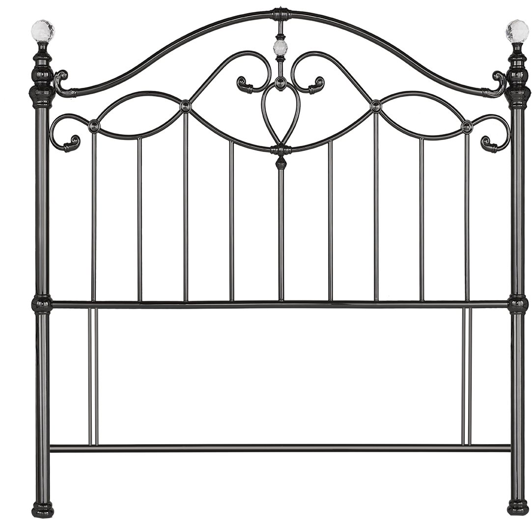 Headboards Amp Bedsteads Collection Elena Black Nickel
