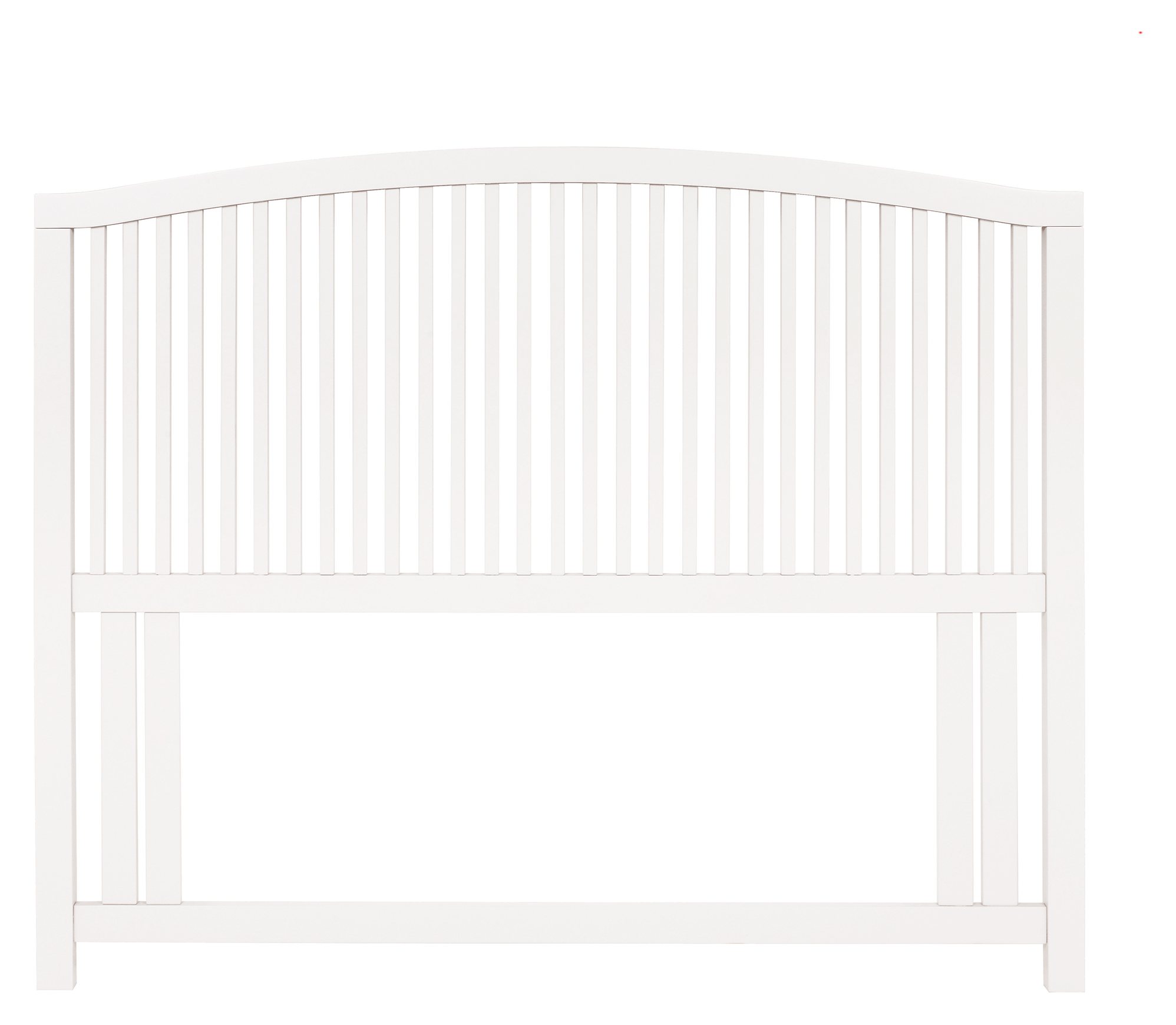 Ashby White Slatted Headboard Size Small Double Bentley Designs
