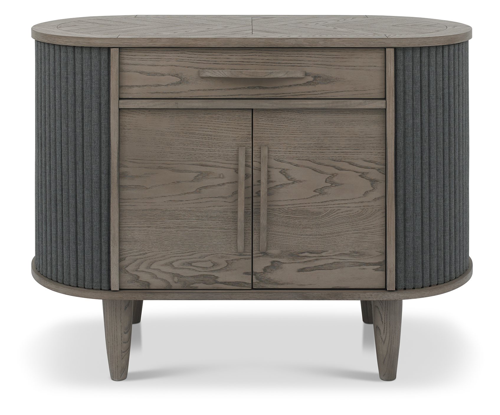 Signature Collection Monroe Silver Grey Narrow Sideboard Living Room