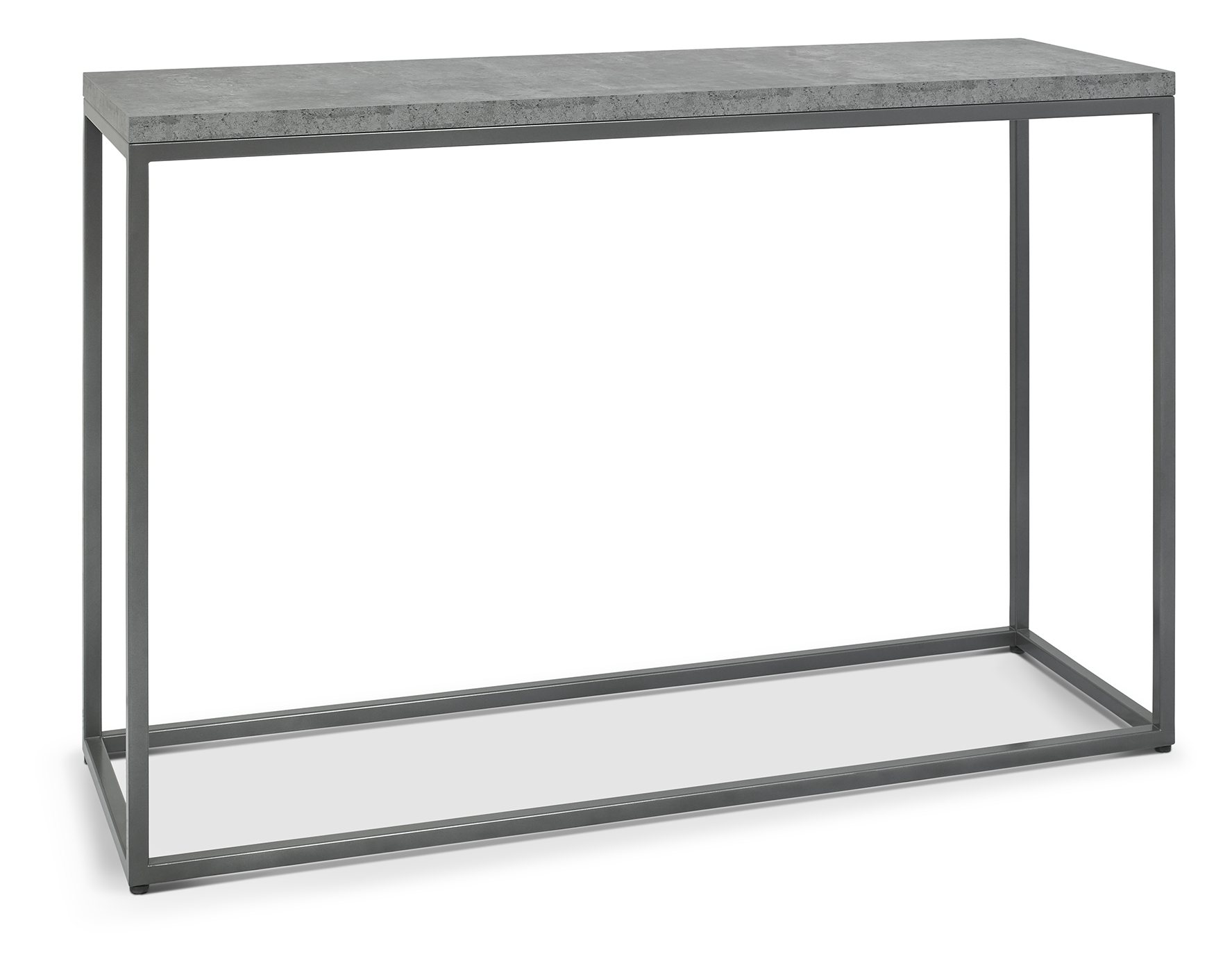 Premier Collection Renzo Zinc & Dark Grey Console Table Console