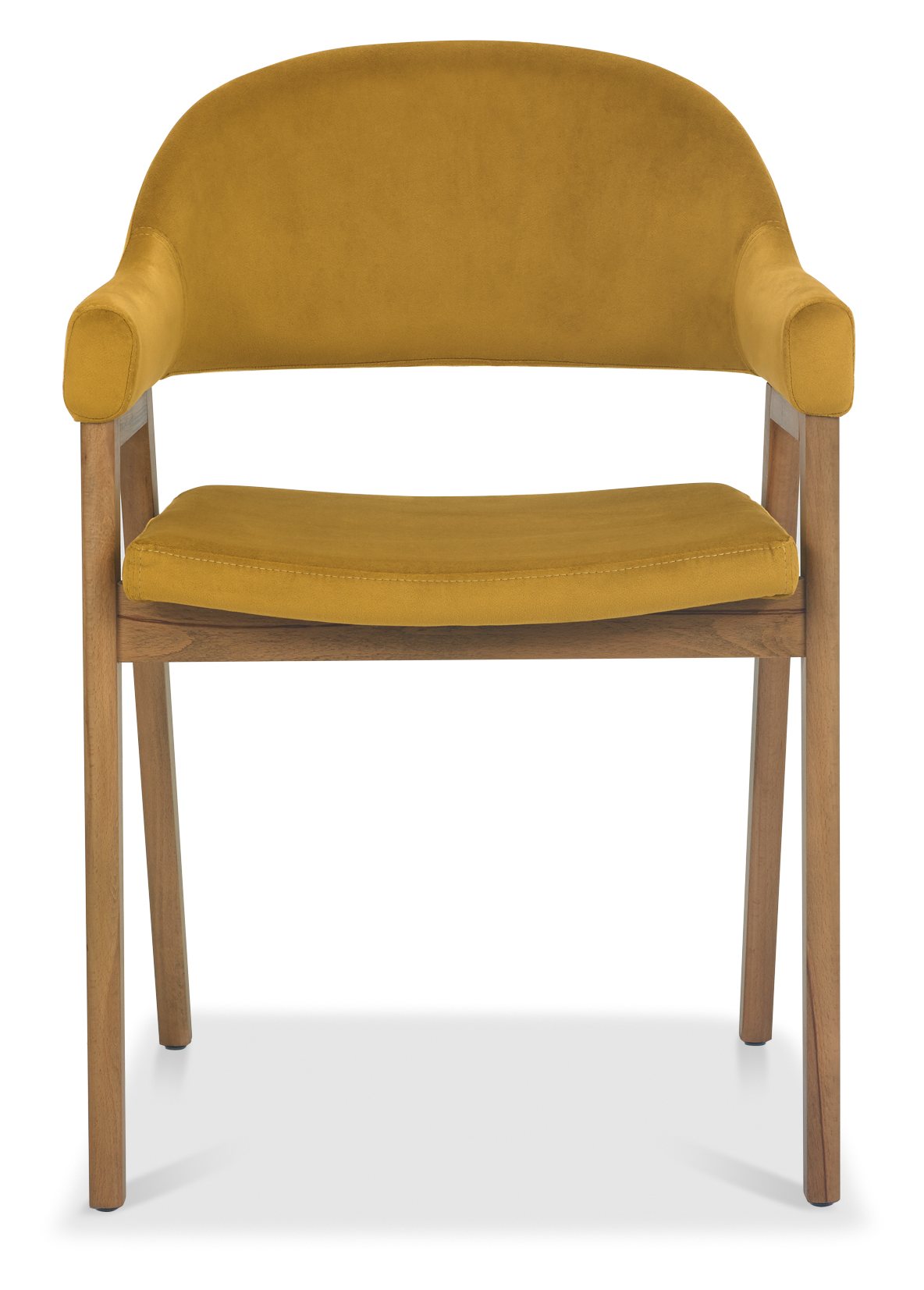 Camden Rustic Oak Upholstered Arm Chair | | Dining - Bentley Designs