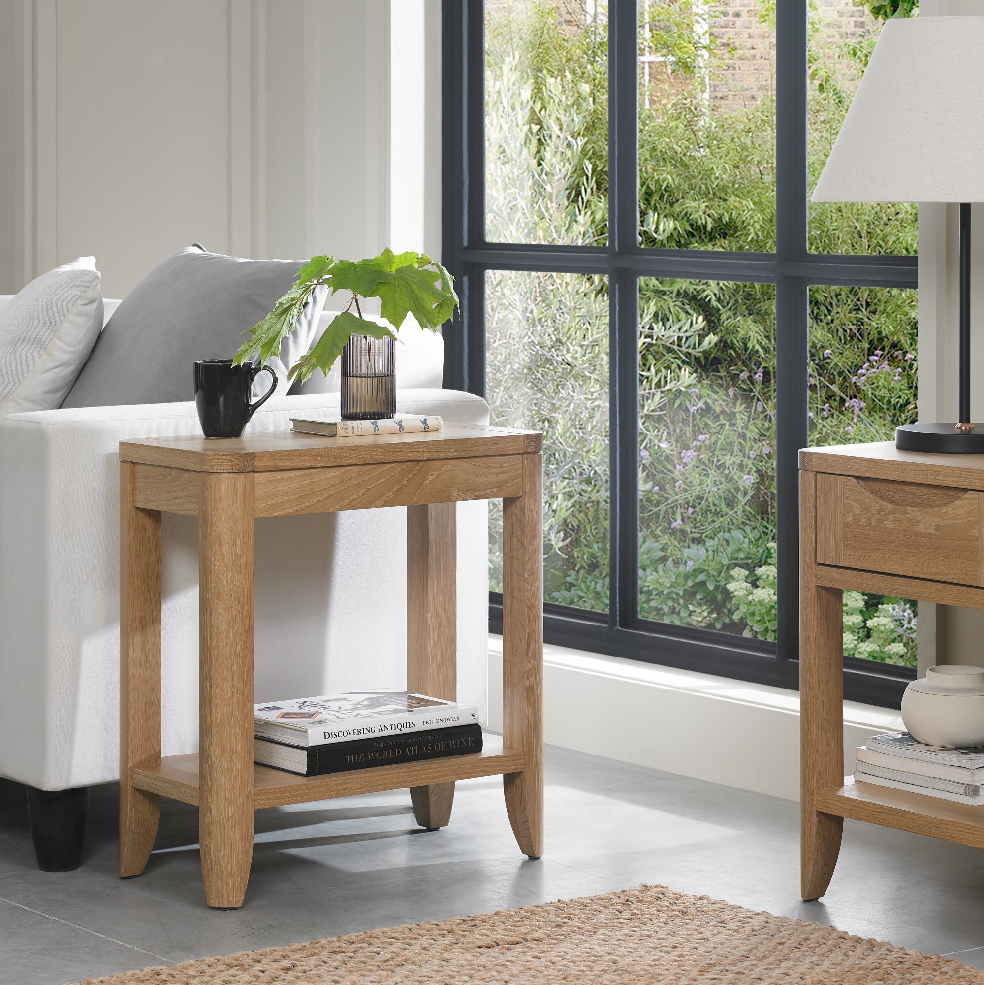 サイドテーブル・ナイトテーブル・ローテーブル LIFE FURNITURE U OAK SIDE TABLE LIFE FURNITURE U OAK SIDE TABLE / ライフファニチャー U オーク