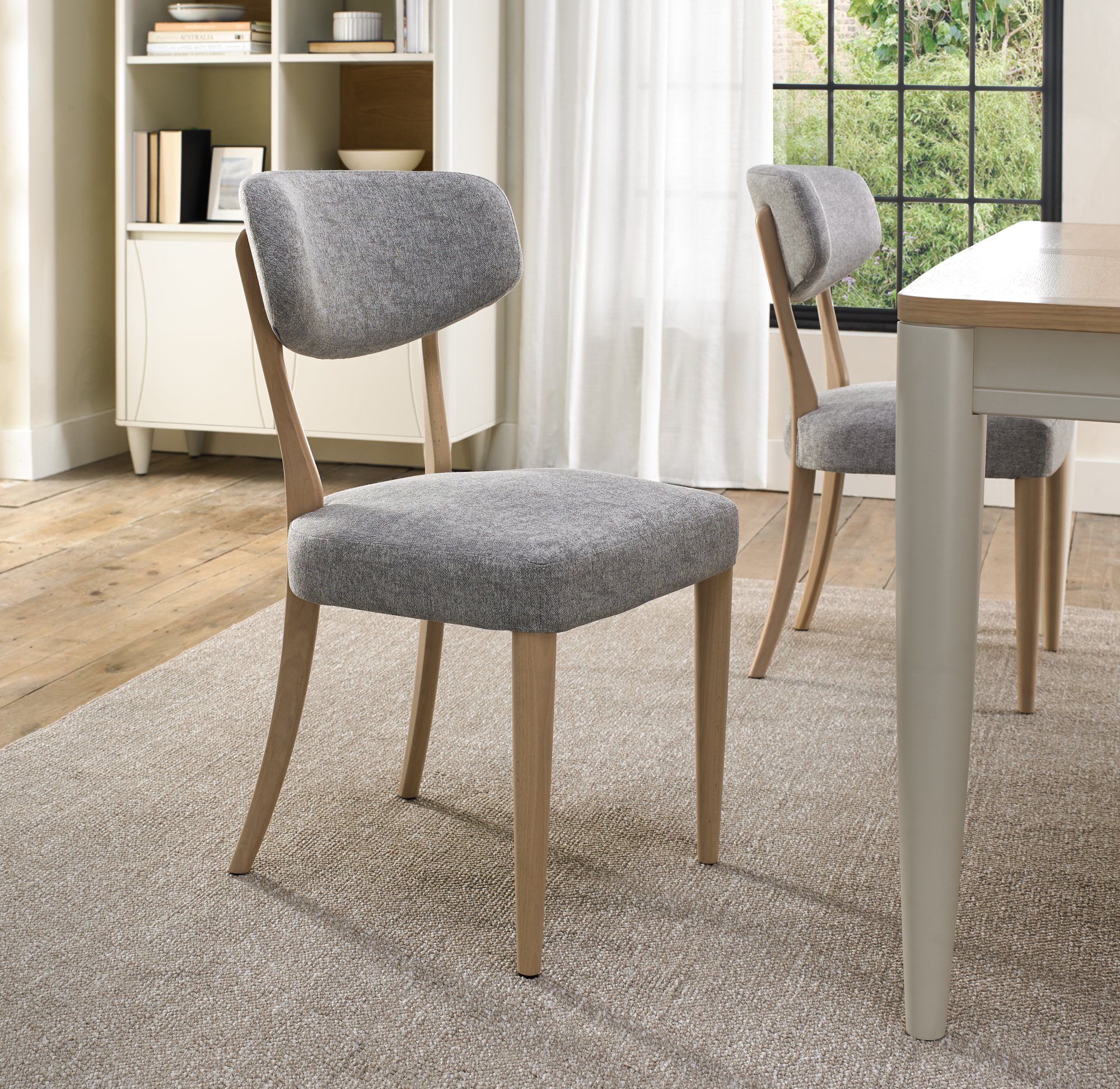 美品　BOMA CHAIR GRAY FABRIC×SEARED OAK 美品 BOMA CHAIR GRAY FABRIC×SEARED OAK 【公式通販】
