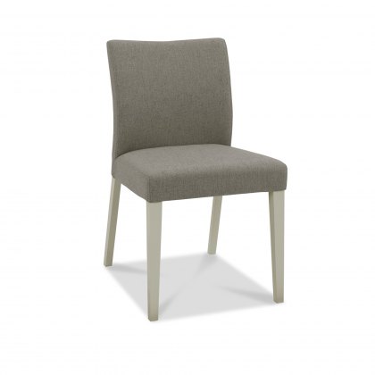 Bergen Grey Washed Uph Chair - Titanium Fabric (Pair)