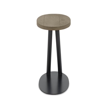 Vega Grey Oiled Oak & Peppercorn Sofa Table