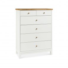 Atlanta Two Tone 4+2 Drawer Chest