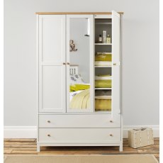 Atlanta Two Tone Triple Wardrobe