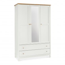 Atlanta Two Tone Triple Wardrobe