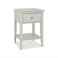 Ashby Soft Grey 1 Drawer Nightstand