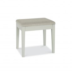 Ashby Soft Grey Stool - Pebble Grey Fabric