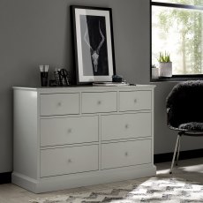 Ashby Soft Grey 3+4 Drawer Chest