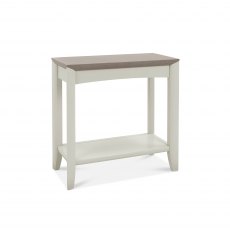 Bergen Grey Washed Oak & Soft Grey Side Table