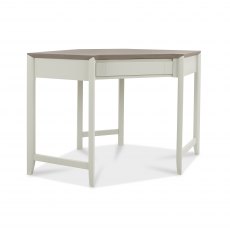 Bergen Grey Washed Oak & Soft Grey Corner Desk