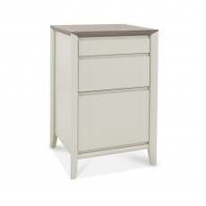 Bergen Grey Washed Oak & Soft Grey Filing Cabinet