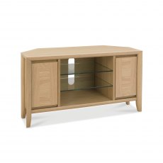 Bergen Oak Corner Entertainment Unit