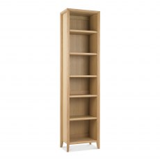 Bergen Oak Narrow Bookcase