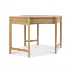 Bergen Oak Corner Desk