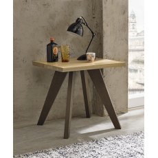 Cadell Aged Oak Lamp Table