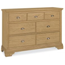 Hampstead Oak 3+4 Drawer Chest