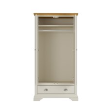 Hampstead Soft Grey & Pale Oak Double Wardrobe