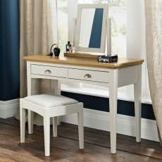 Hampstead Soft Grey & Pale Oak Dressing Table