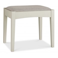 Hampstead Soft Grey Stool - Pebble Grey Fabric