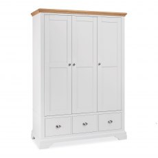 Hampstead Two Tone Triple Wardrobe