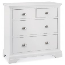 Hampstead White 2+2 Drawer Chest