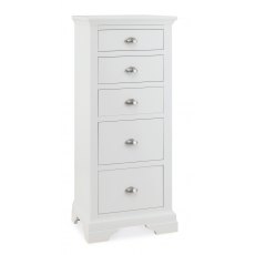 Hampstead White 3 Drawer Nightstand | Bedroom Furniture - Bentley Designs