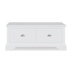 Hampstead White Blanket Box